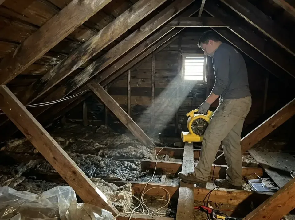 attic-water-damage-drying-proc-007 — frequently asked questions, Emergency Water Extraction & 24/7 Flood Response in Tinton…